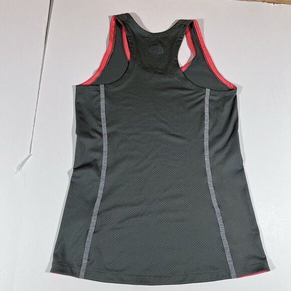 The North Face Racerback Grey Pink Tank Top Shirt Women's Size Medium - Picture 4 of 8